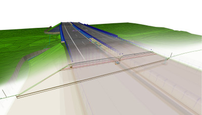 Dálnice D4 projekt PPP - BIM LOD300 